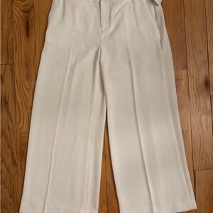 Ralph Lauren Cream/white Wide-Leg Pants